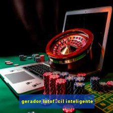 gerador lotof谩cil inteligente